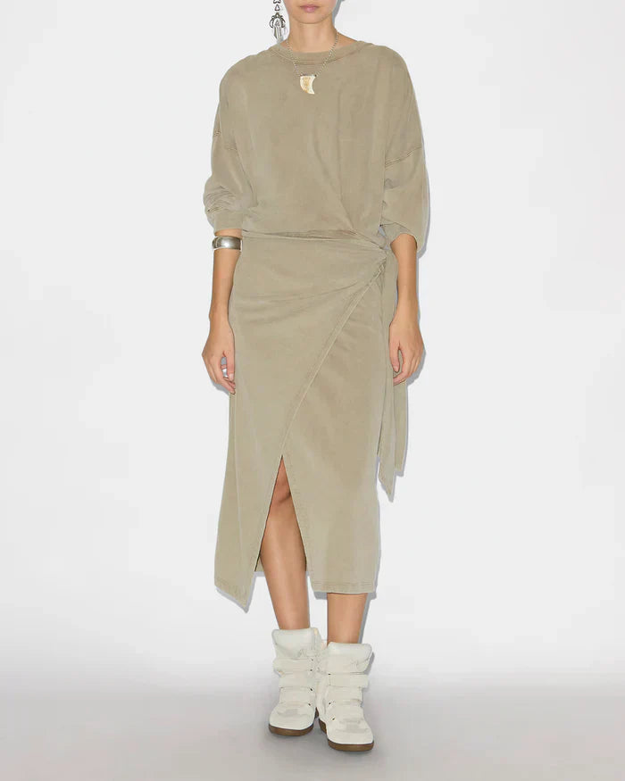 Bekett leather wedge sneakers