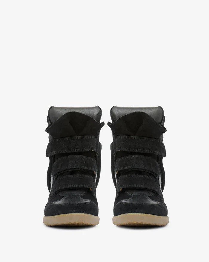 Bekett leather wedge sneakers