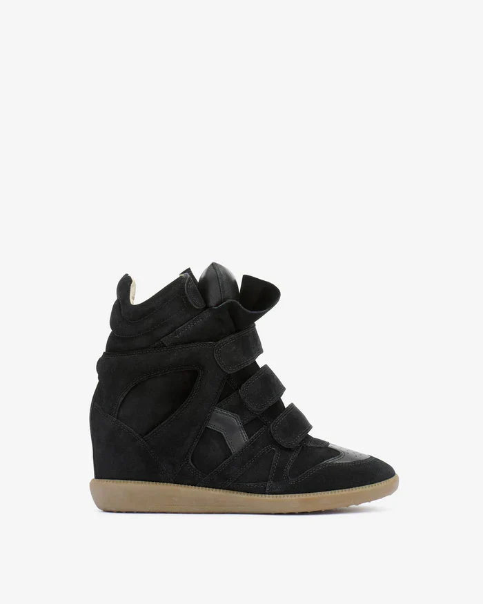 Bekett leather wedge sneakers