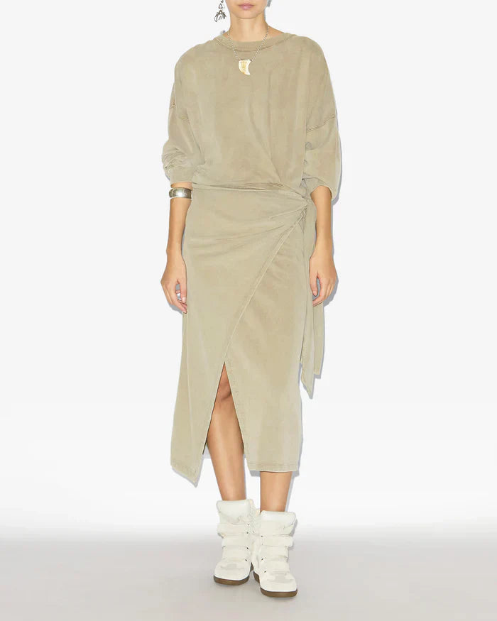 Bekett leather wedge sneakers