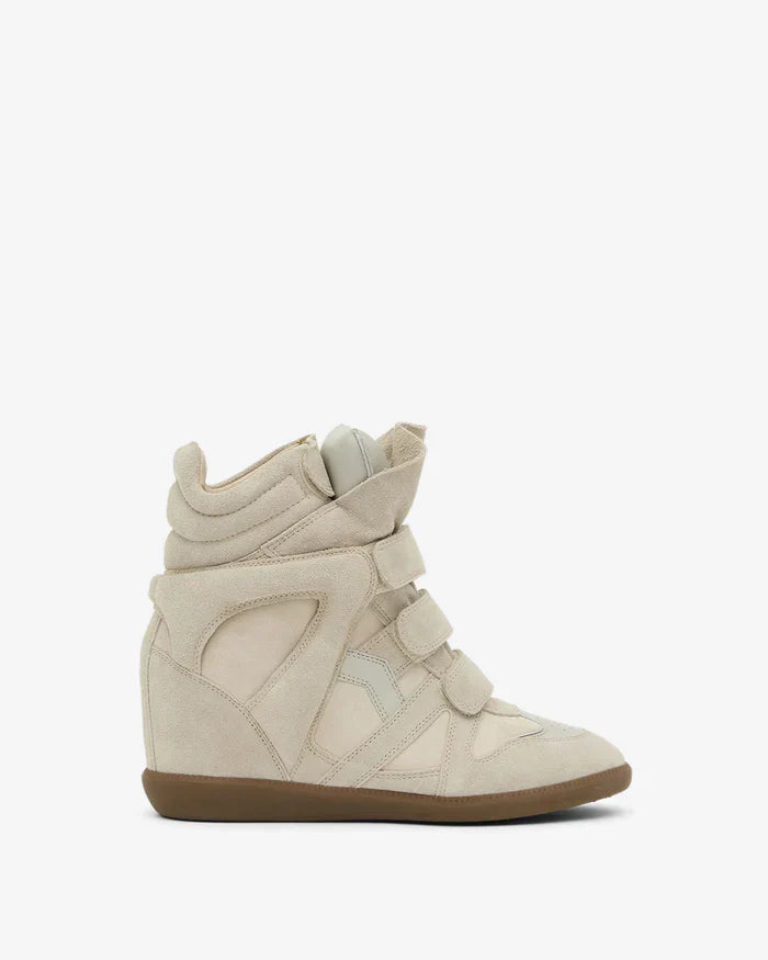 Bekett leather wedge sneakers