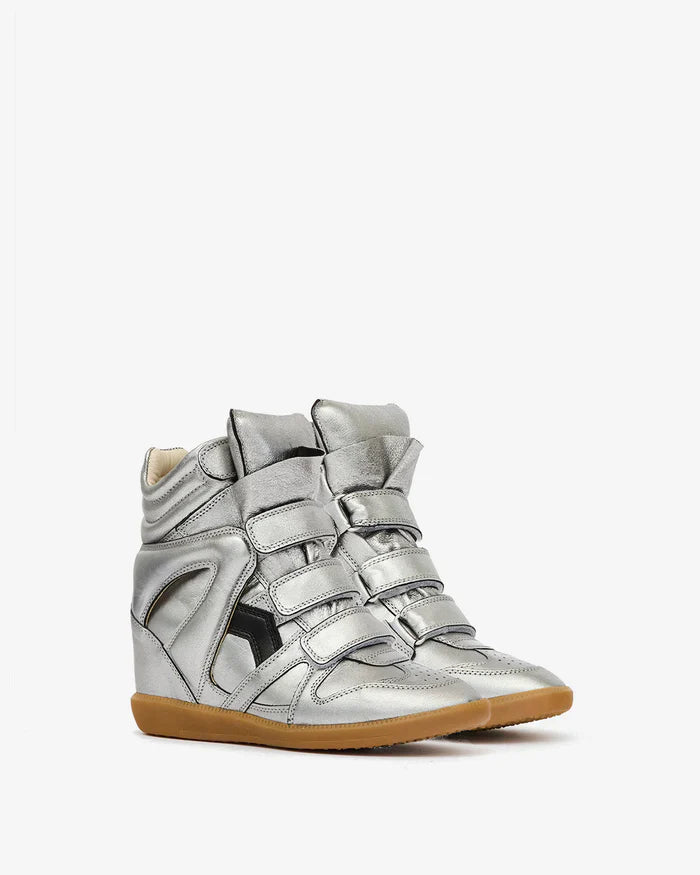 Bekett leather wedge sneakers