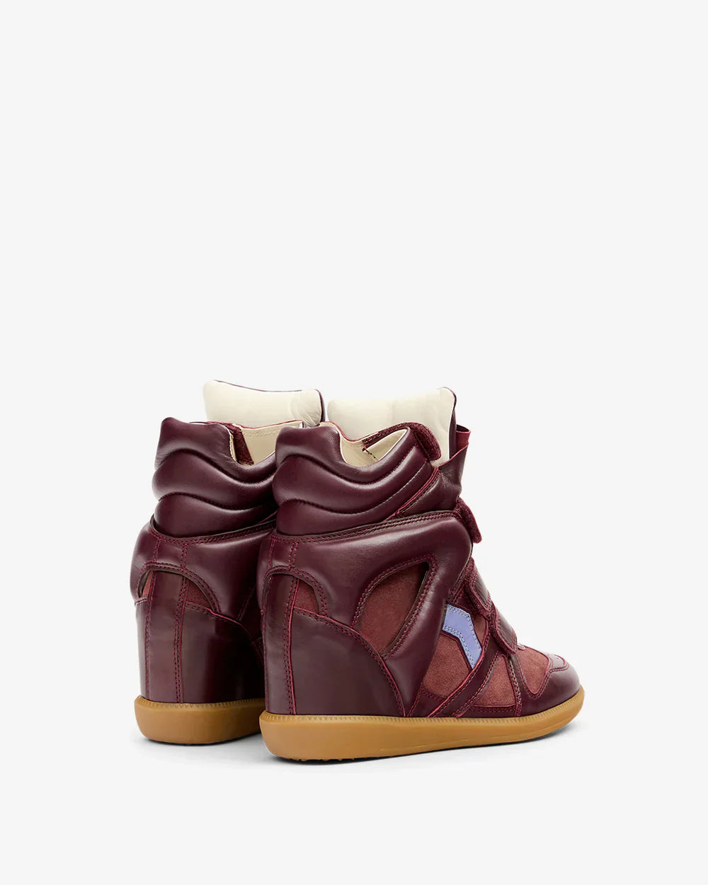 Bekett leather wedge sneakers