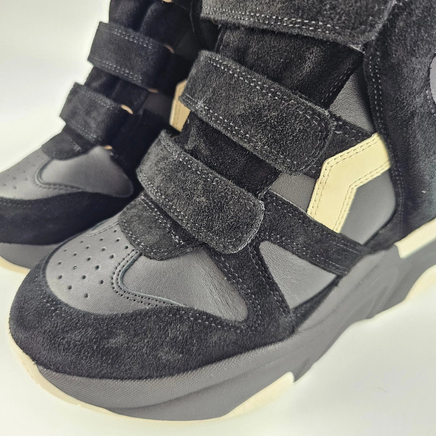 Isabel Marant Balskee Black Suede Sneakers New & Authentic