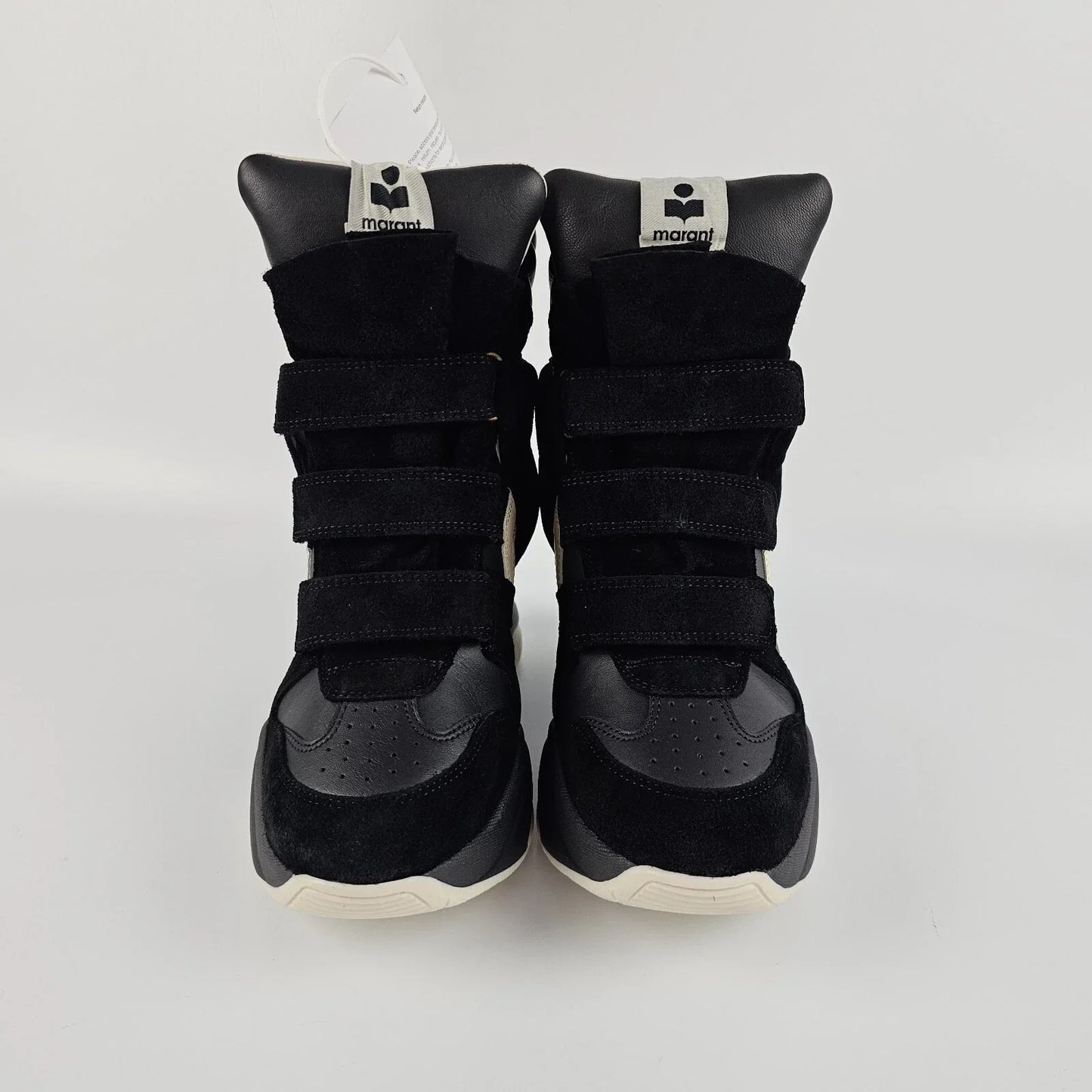 Isabel Marant Balskee Black Suede Sneakers New & Authentic