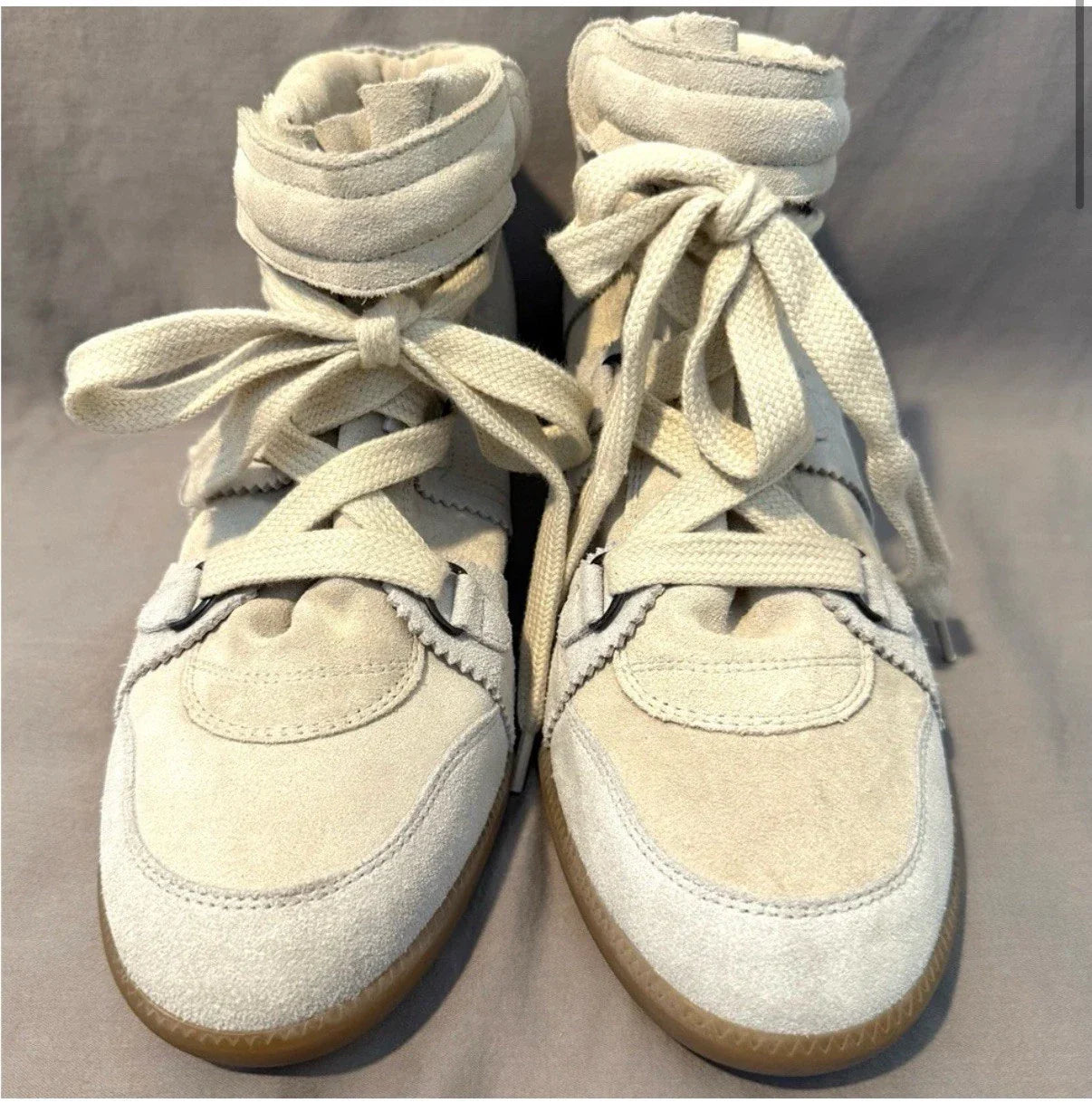 Isabel Marant Over Basket Bluebel Wedge Sneakers