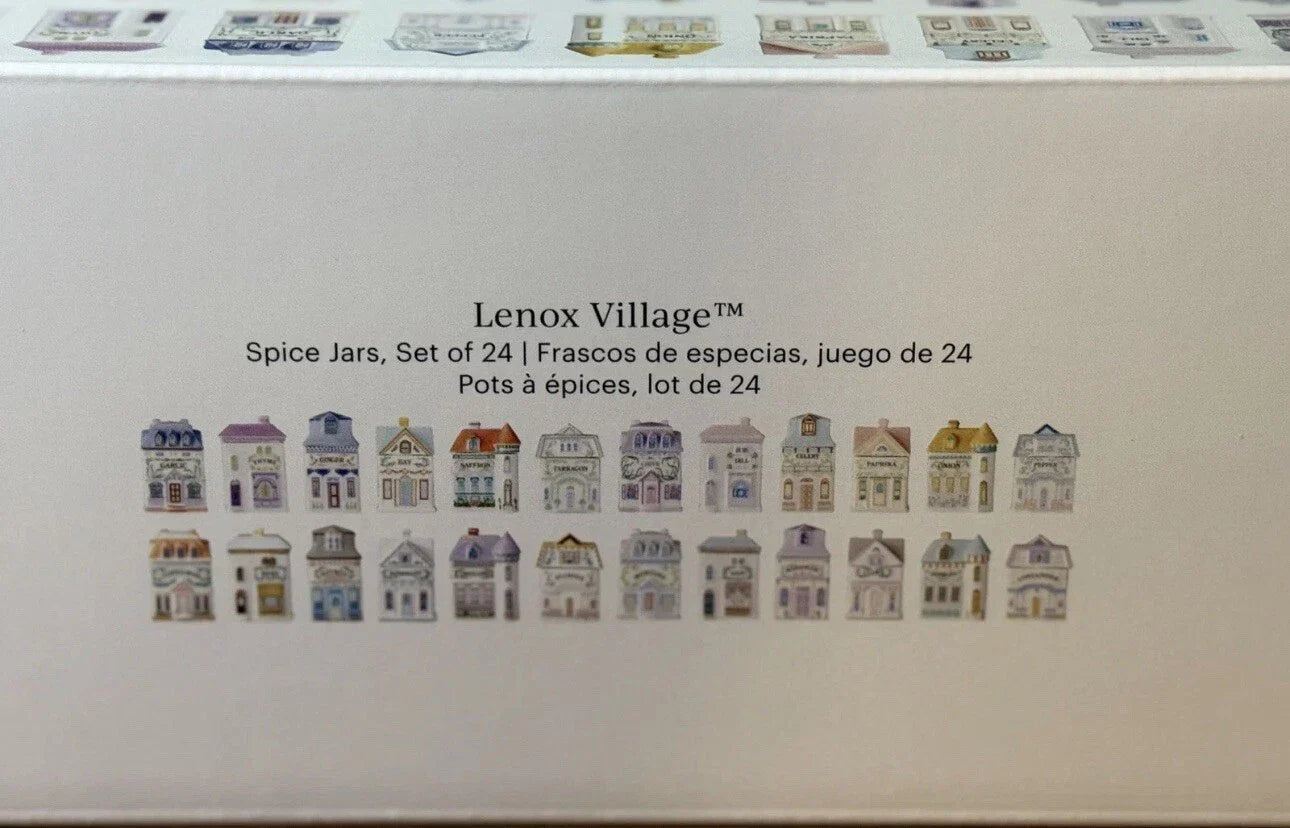 Lenox Spice Village 24 Jars Authentic