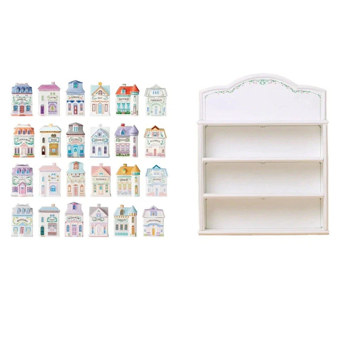 2024 Lenox Spice Village 24 Jar Complete Set & Spice Rack BUNDLE!
