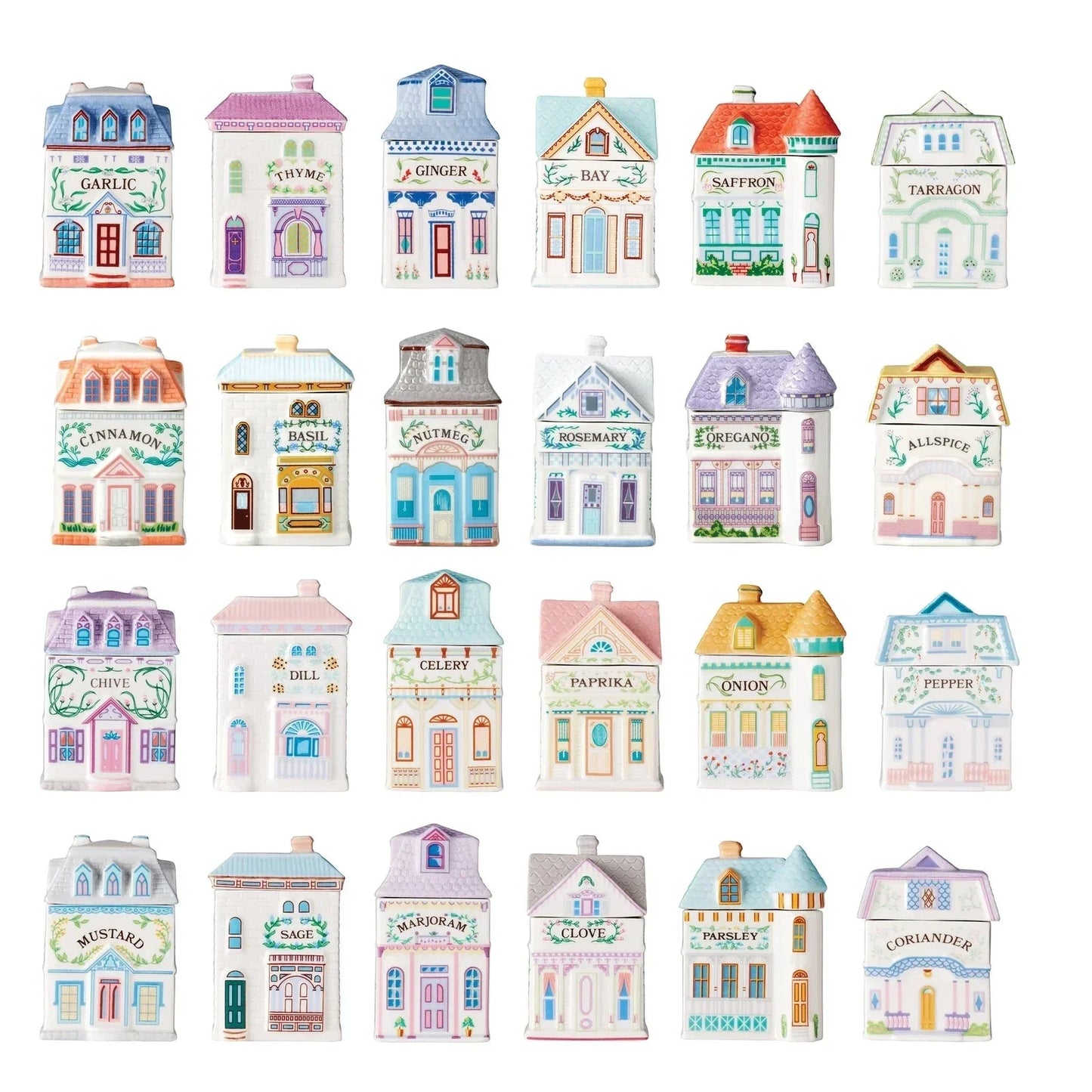 Brand New 2024 Lenox Spice Village 24 Piece Jar Full Collection Complete Set Box