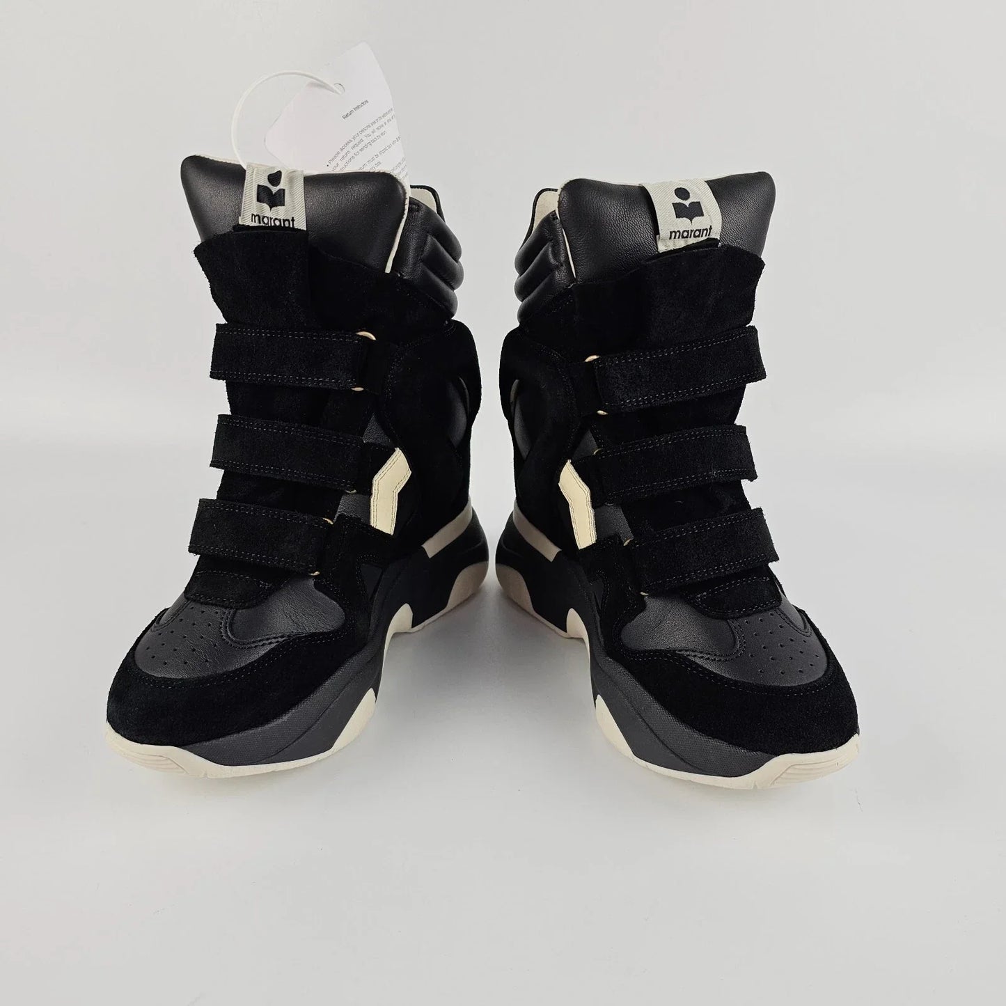 Isabel Marant Balskee Black Suede Sneakers New & Authentic