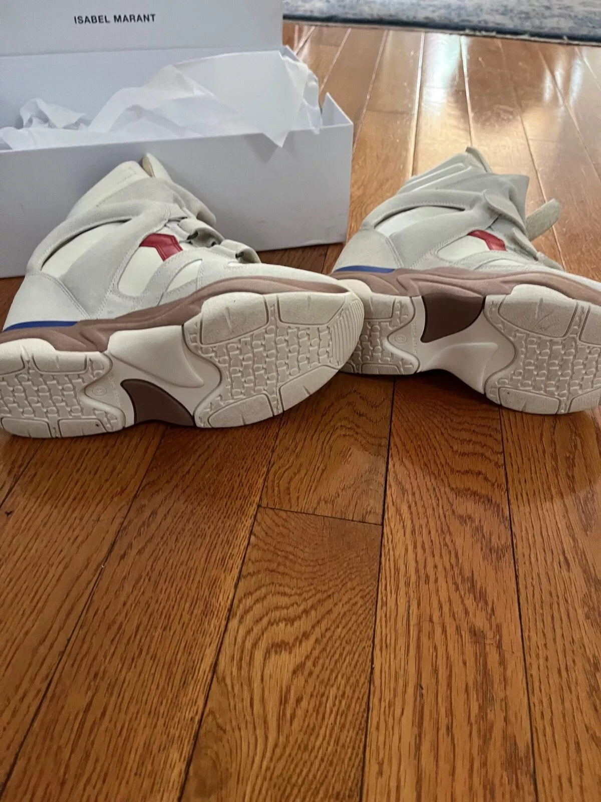 isabel marant sneakers BALSKEE SNEAKERS balskee high-top leather wedge