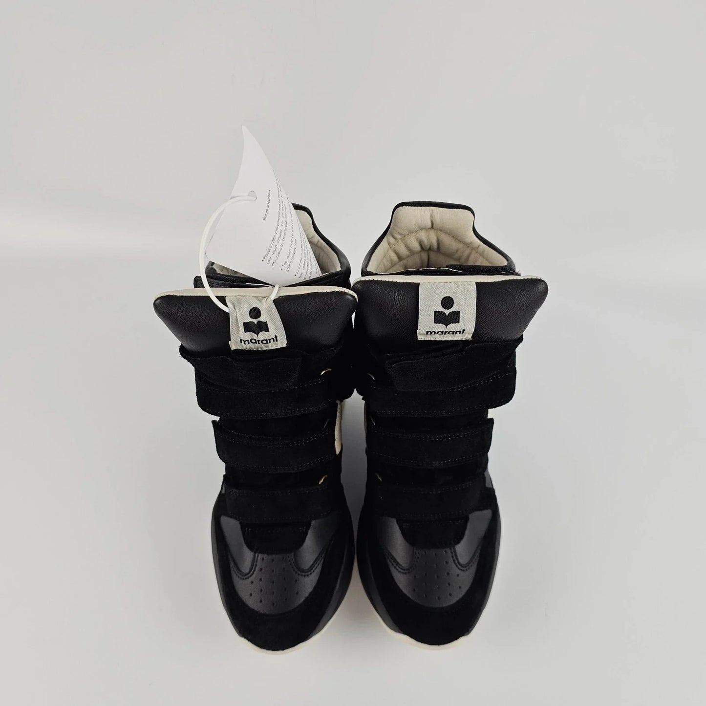 Isabel Marant Balskee Black Suede Sneakers New & Authentic